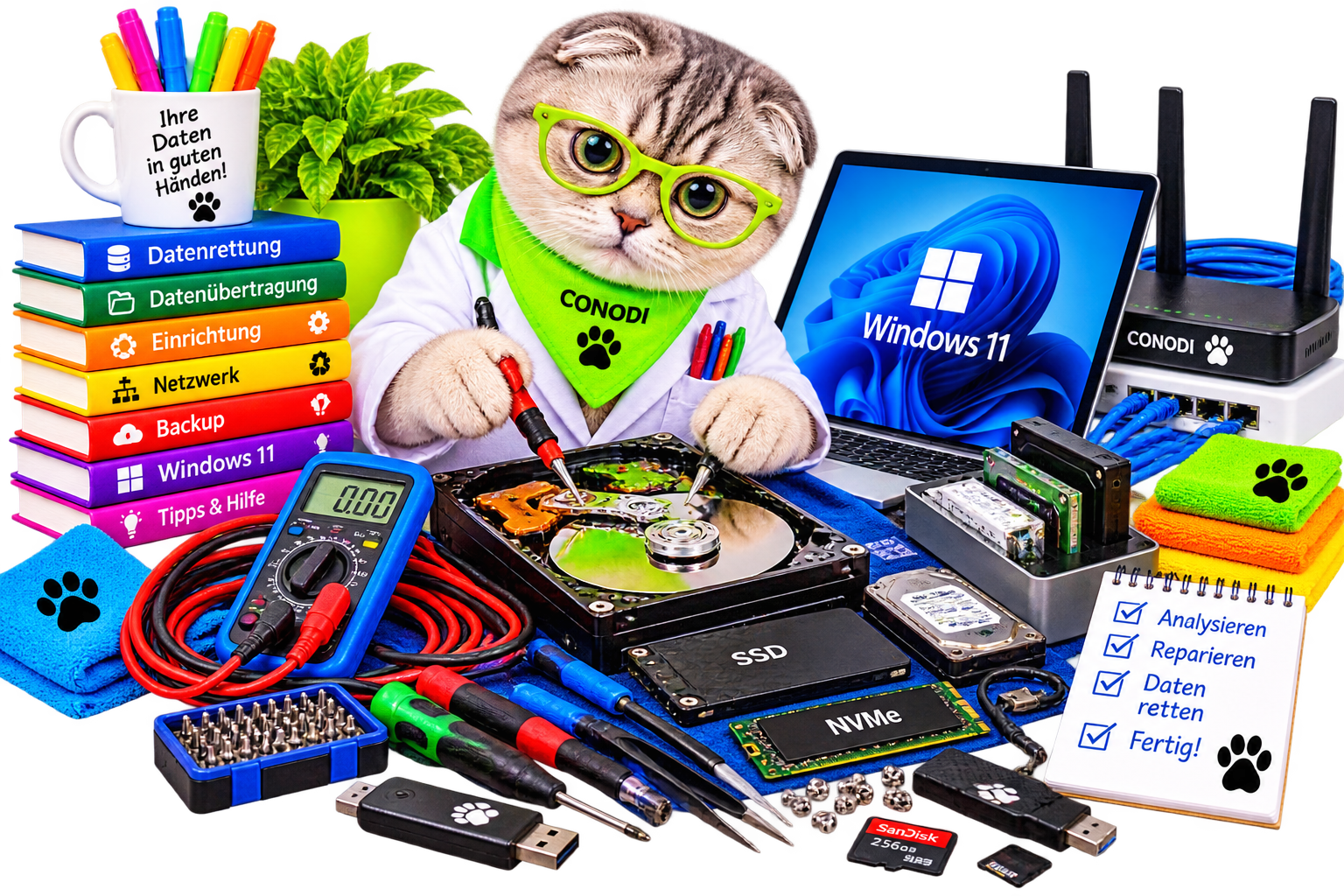 05 Datenrettung Einrichtung Netzwerk Datenrettung, Computer Einrichtung und Netzwerk