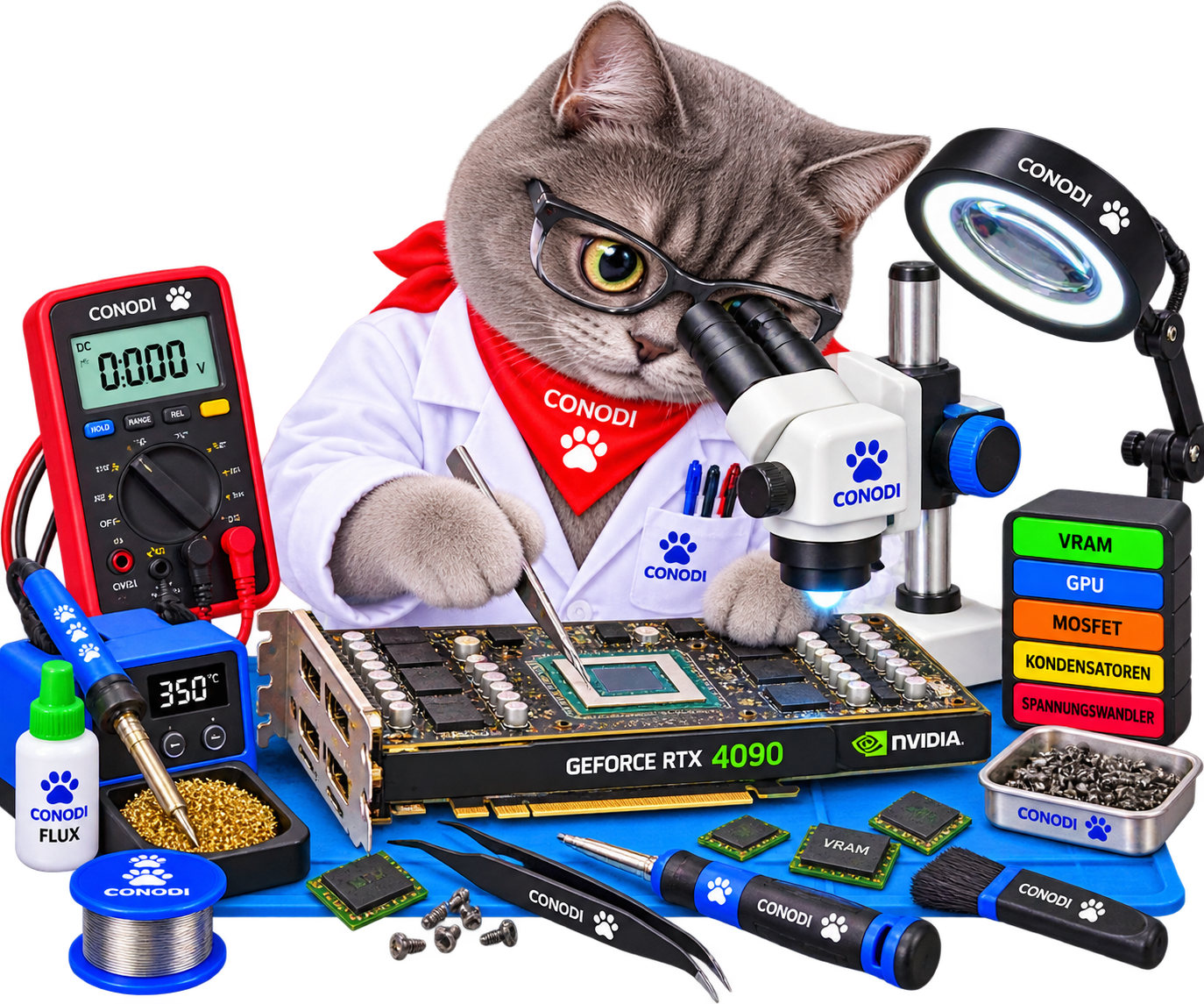 GPU Reparatur bei typischen Grafikkartenfehlern GPU Reparatur bei typischen Grafikkartenfehlern