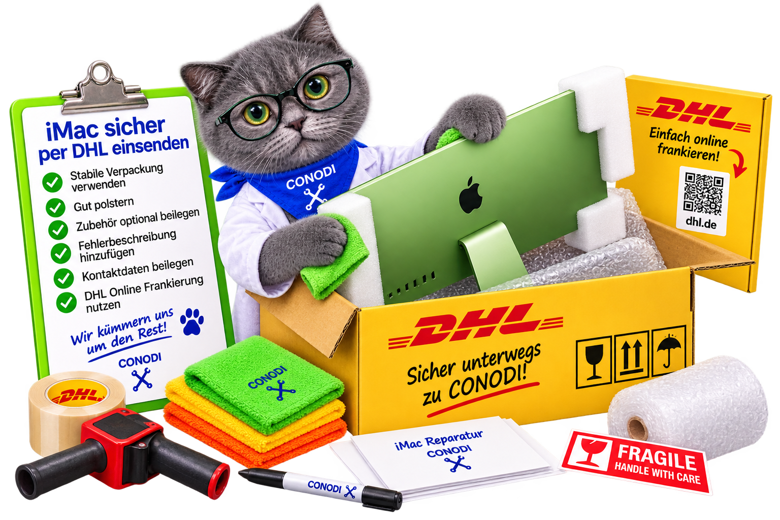 IMac Sicher Per DHL Einsenden