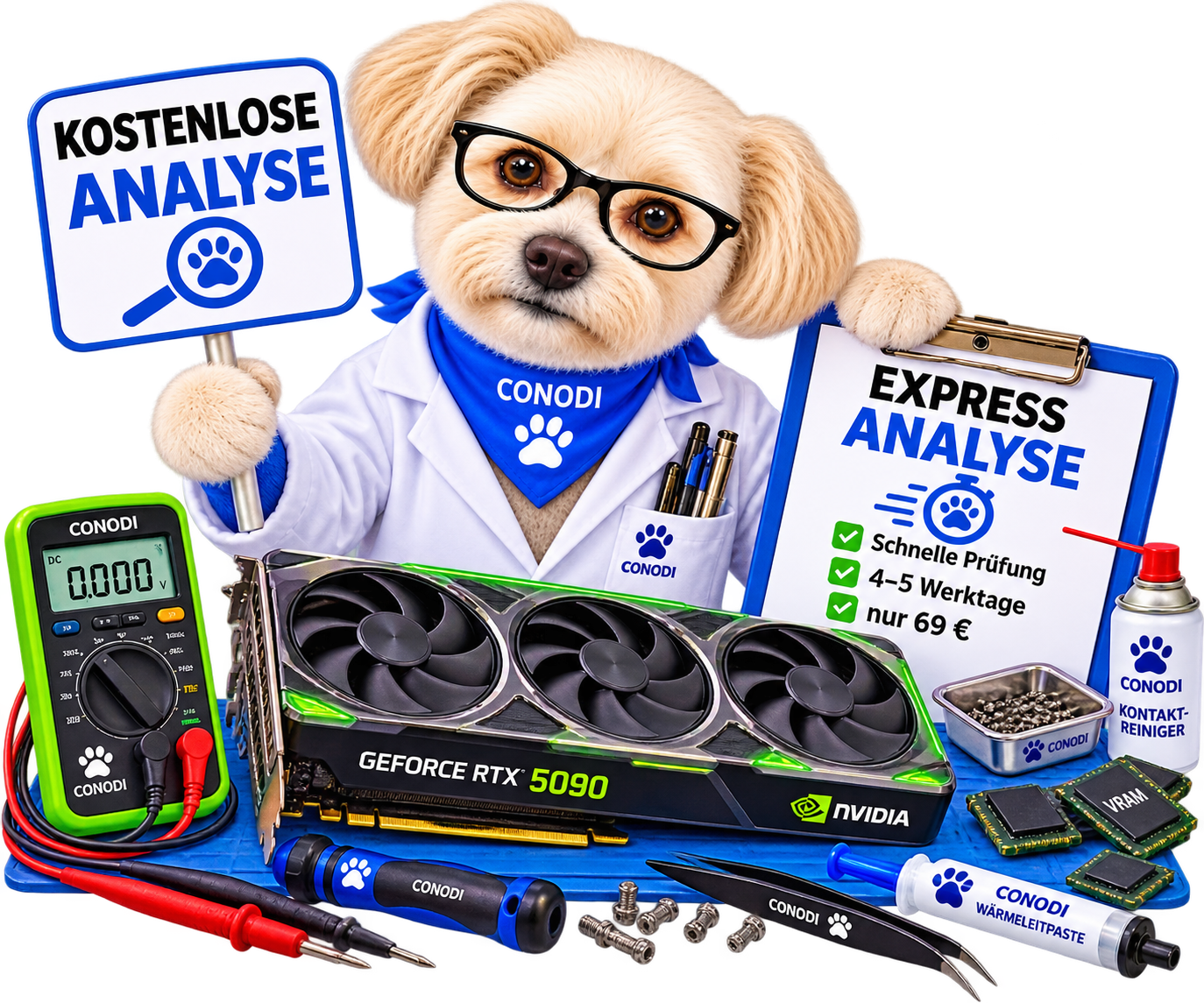 Grafikkarten Analyse und professionelle GPU Fehlerdiagnose Grafikkarten Analyse und professionelle GPU Fehlerdiagnose