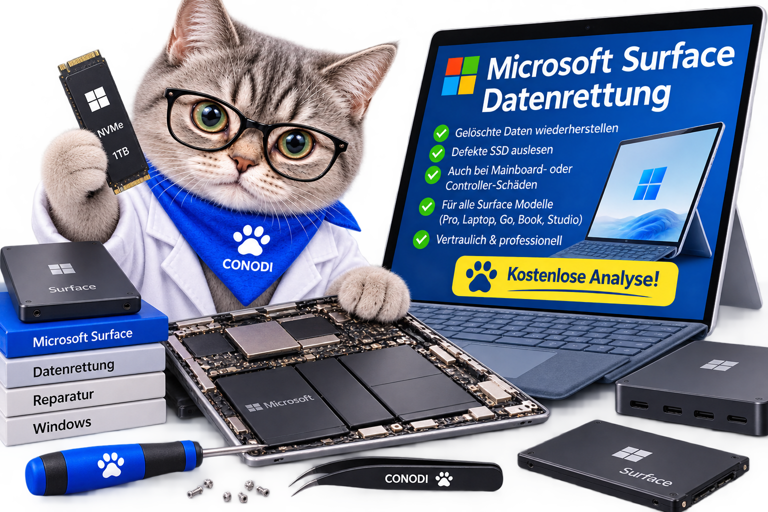 Microsoft Surface Datenrettung